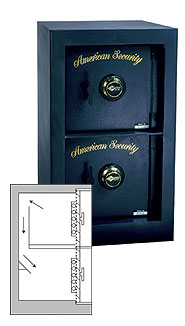 AMSEC CDS3017 C-Rated Depository Safe